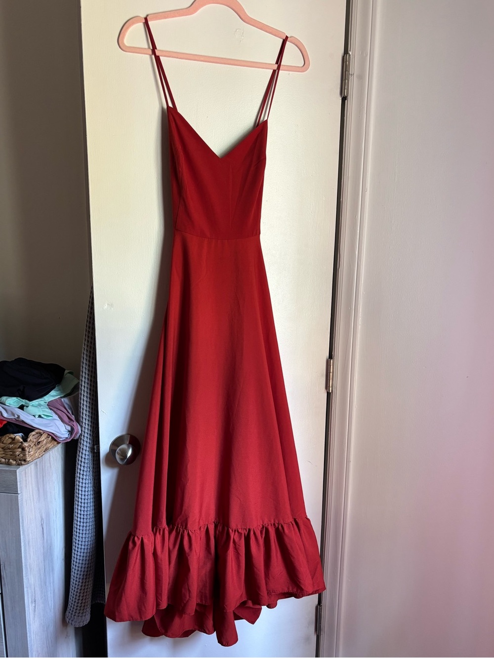 Joyfolie Maxi Dress | M | Chili Oil